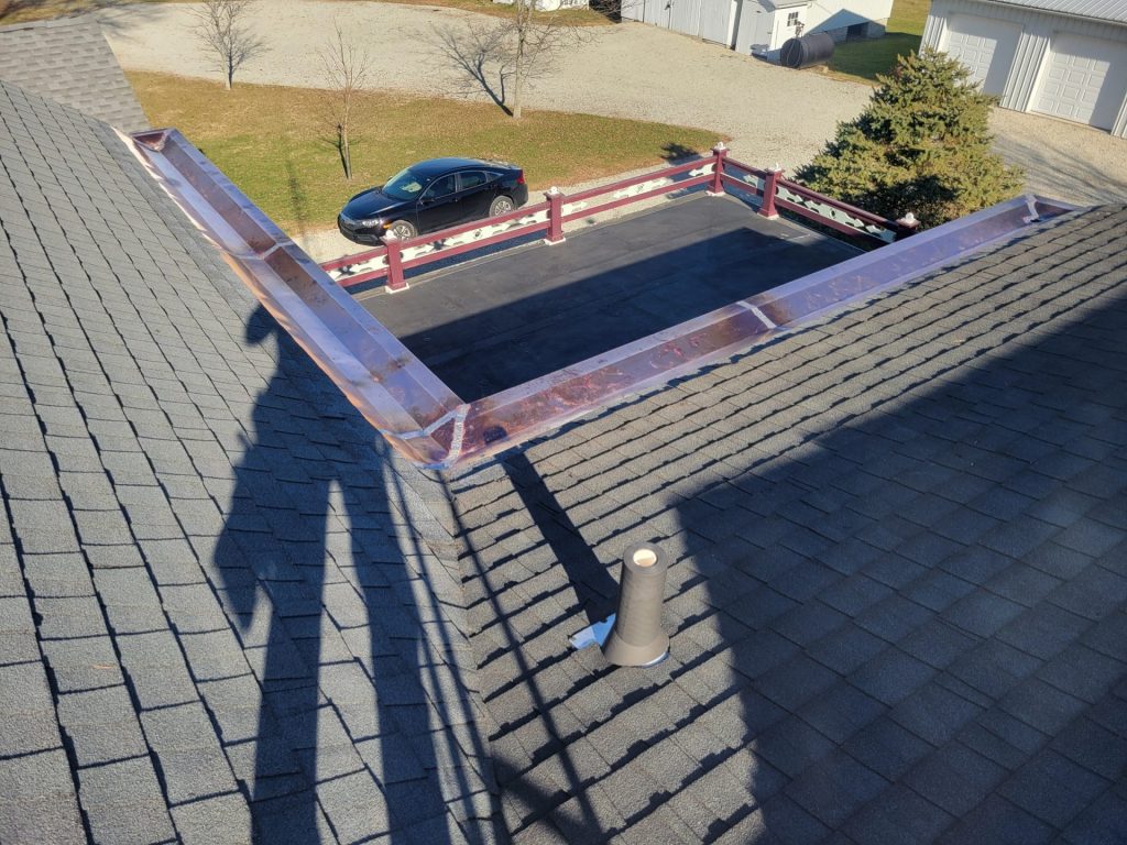 copper box gutters